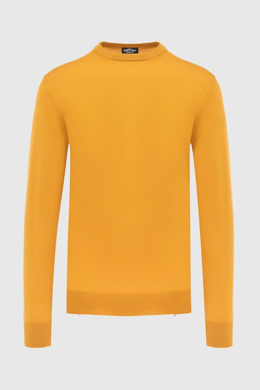 Cesare di Napoli man wool jumper yellow for men buy with prices and photos 171220