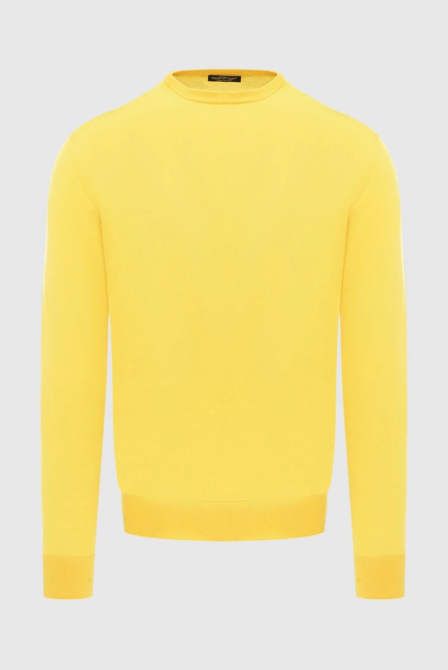 Cesare di Napoli man wool jumper yellow for men buy with prices and photos 171221
