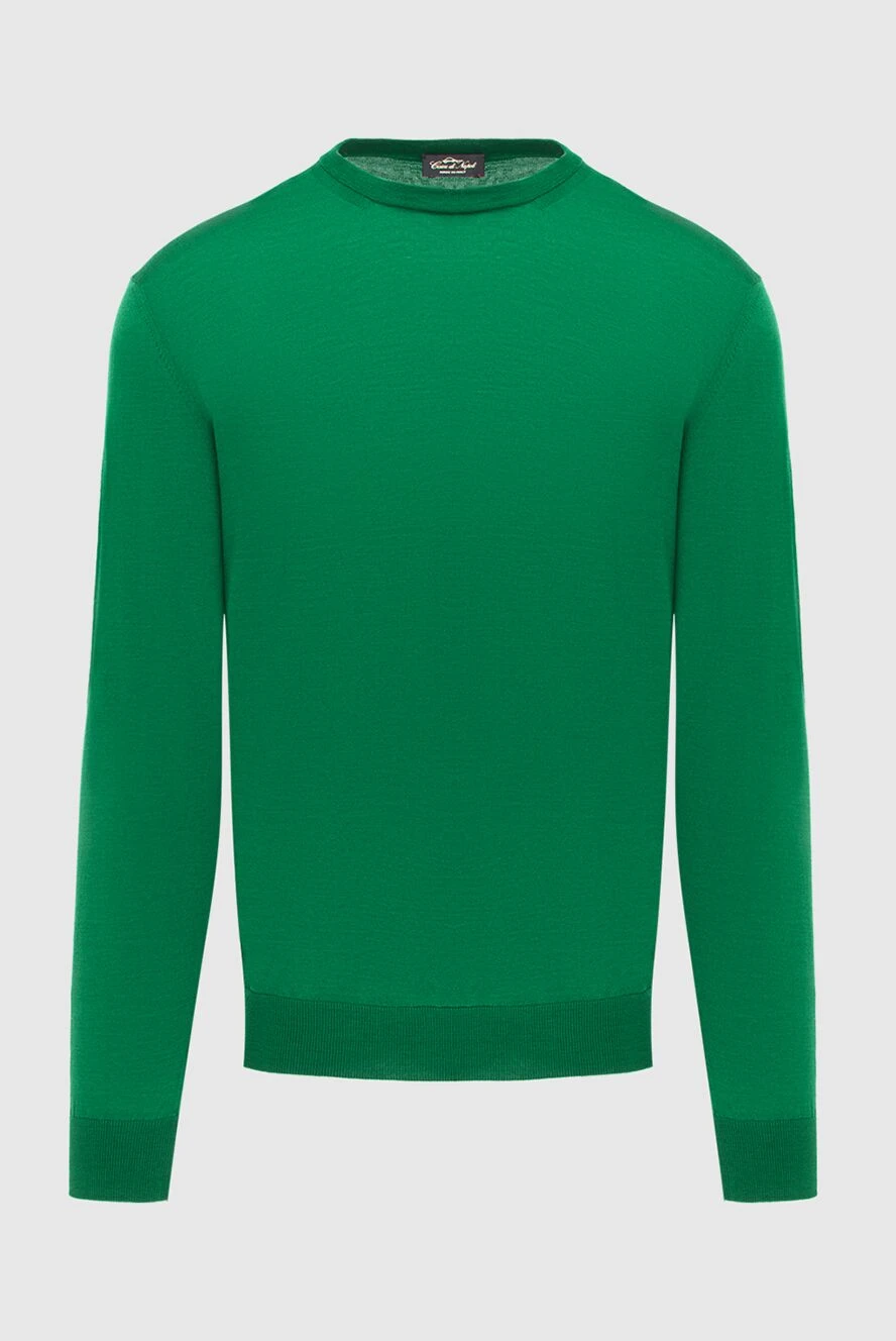 Cesare di Napoli man wool jumper green for men buy with prices and photos 171229