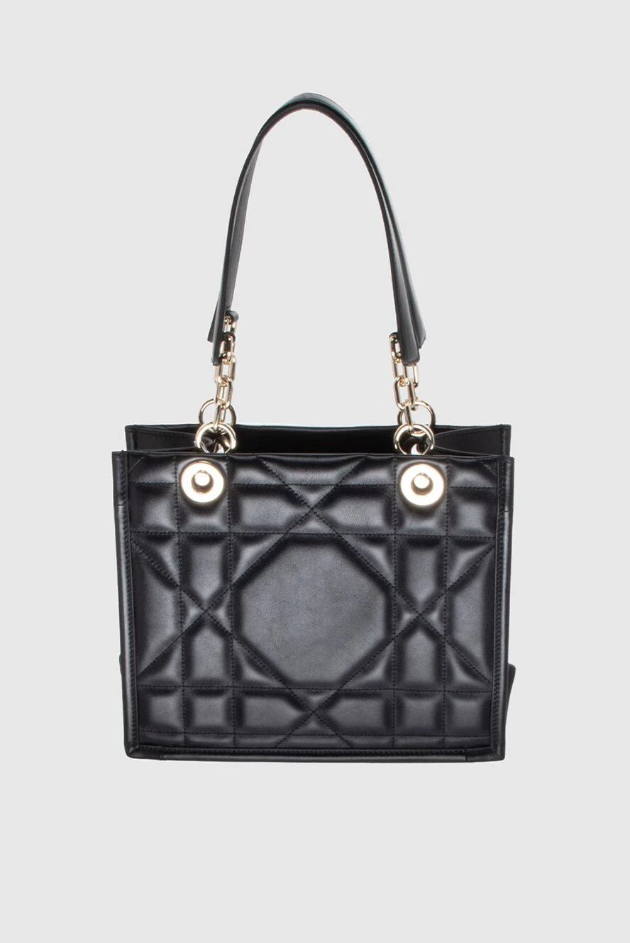Dior жіночі сумка зі шкіри чорна жіноча купити фото з цінами 171376 - фото 1