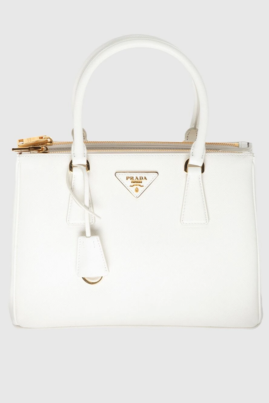 White leather bag for women