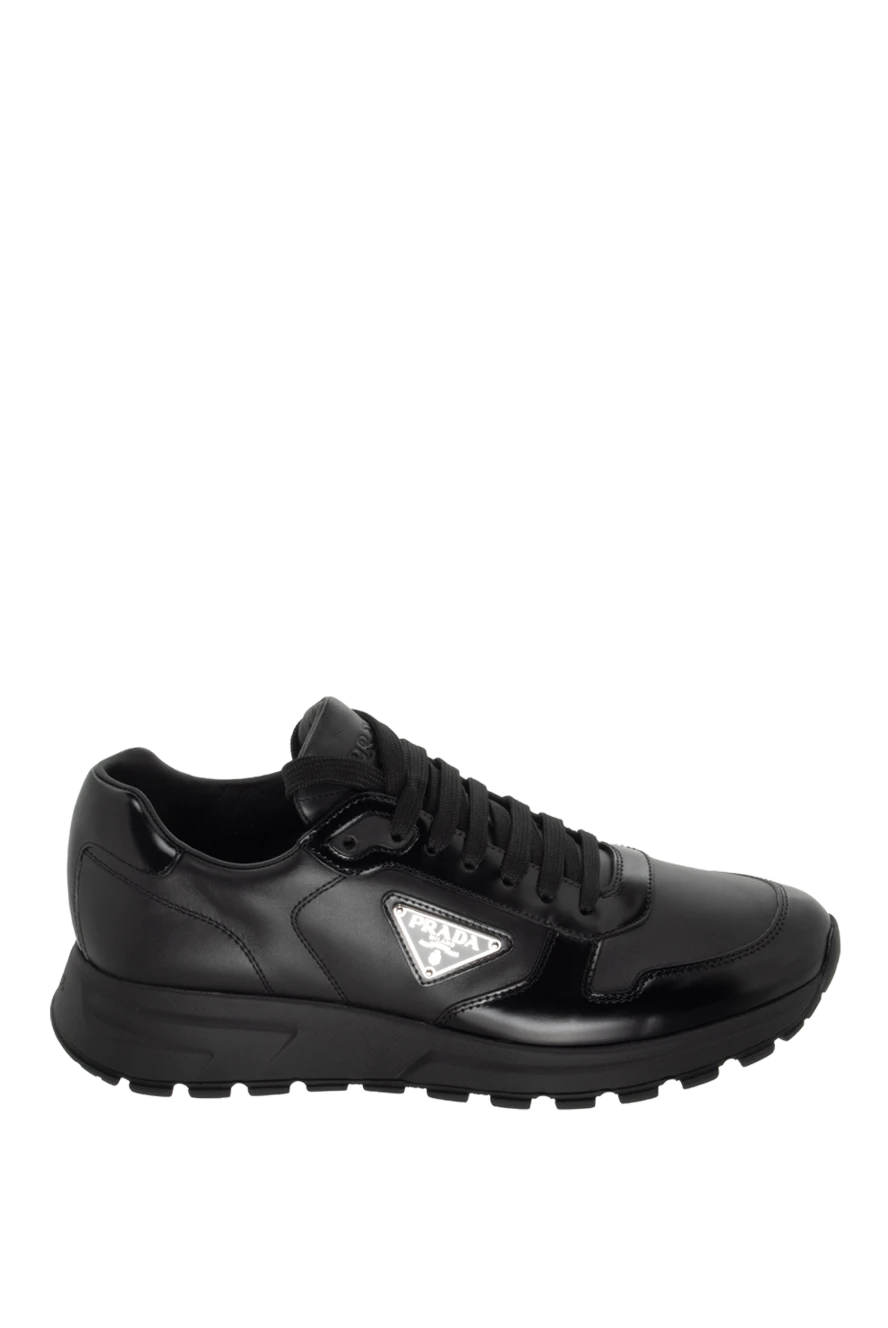 Prada man black leather sneakers for men buy with prices and photos 171449 - photo 1
