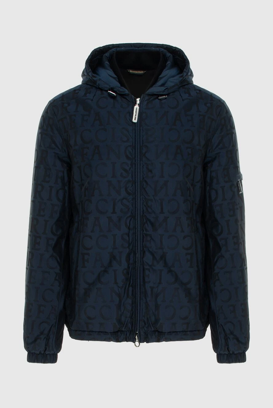 Stefano Ricci куртка из полиамида синяя мужская 171479 - фото 1