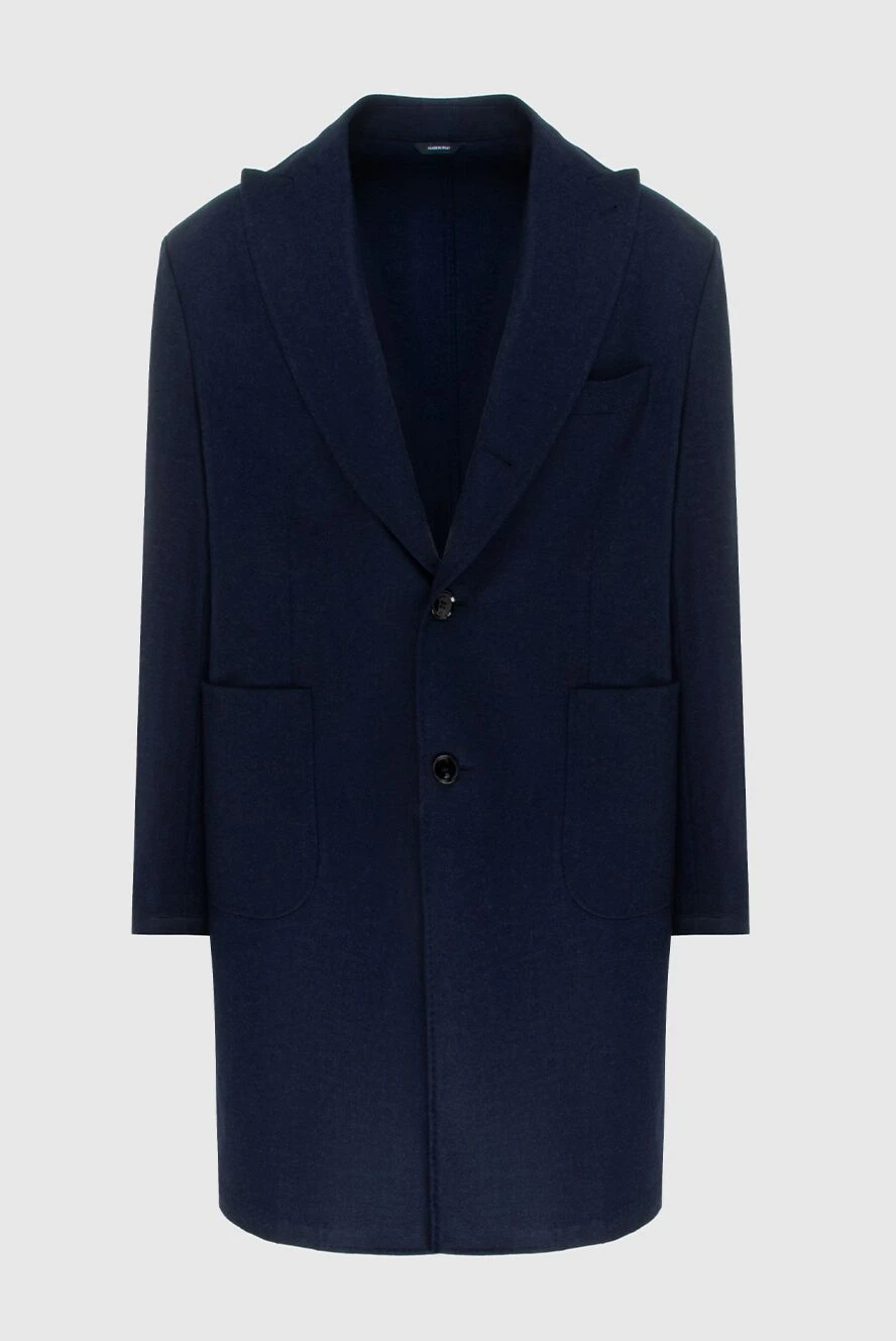 Tombolini чоловічі пальто вовняне синє чоловіче купити фото з цінами 171502 - фото 1