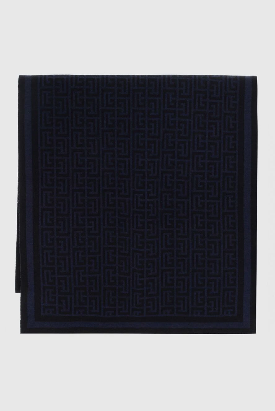 Balmain мужские шарф шерстяной черный мужской купить с ценами и фото 171511 - фото 1