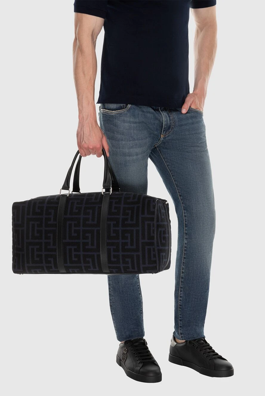 Balmain man men's black travel bag buy with prices and photos 171551