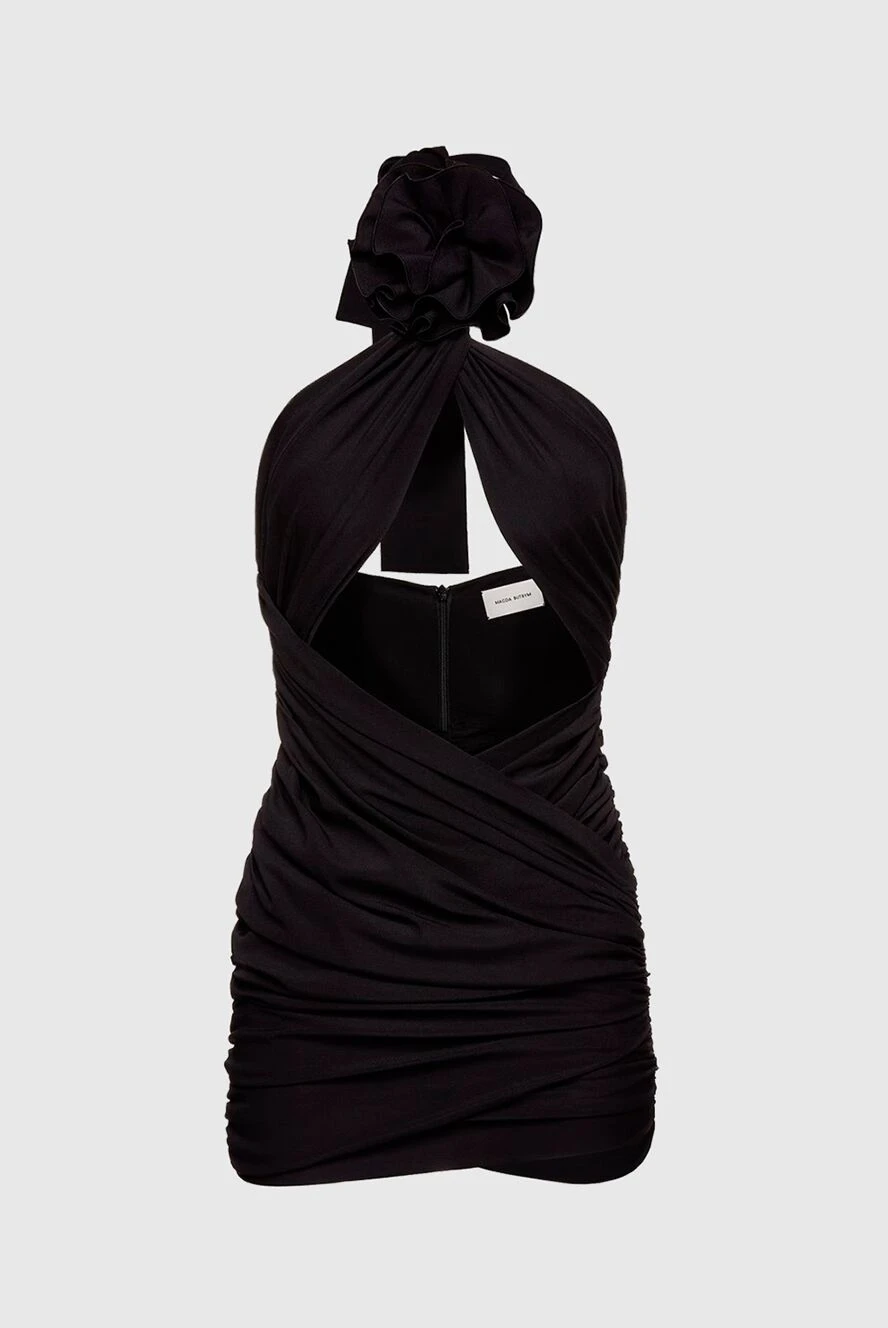 Magda Butrym женские платье из шелка черное женское купить с ценами и фото 171587