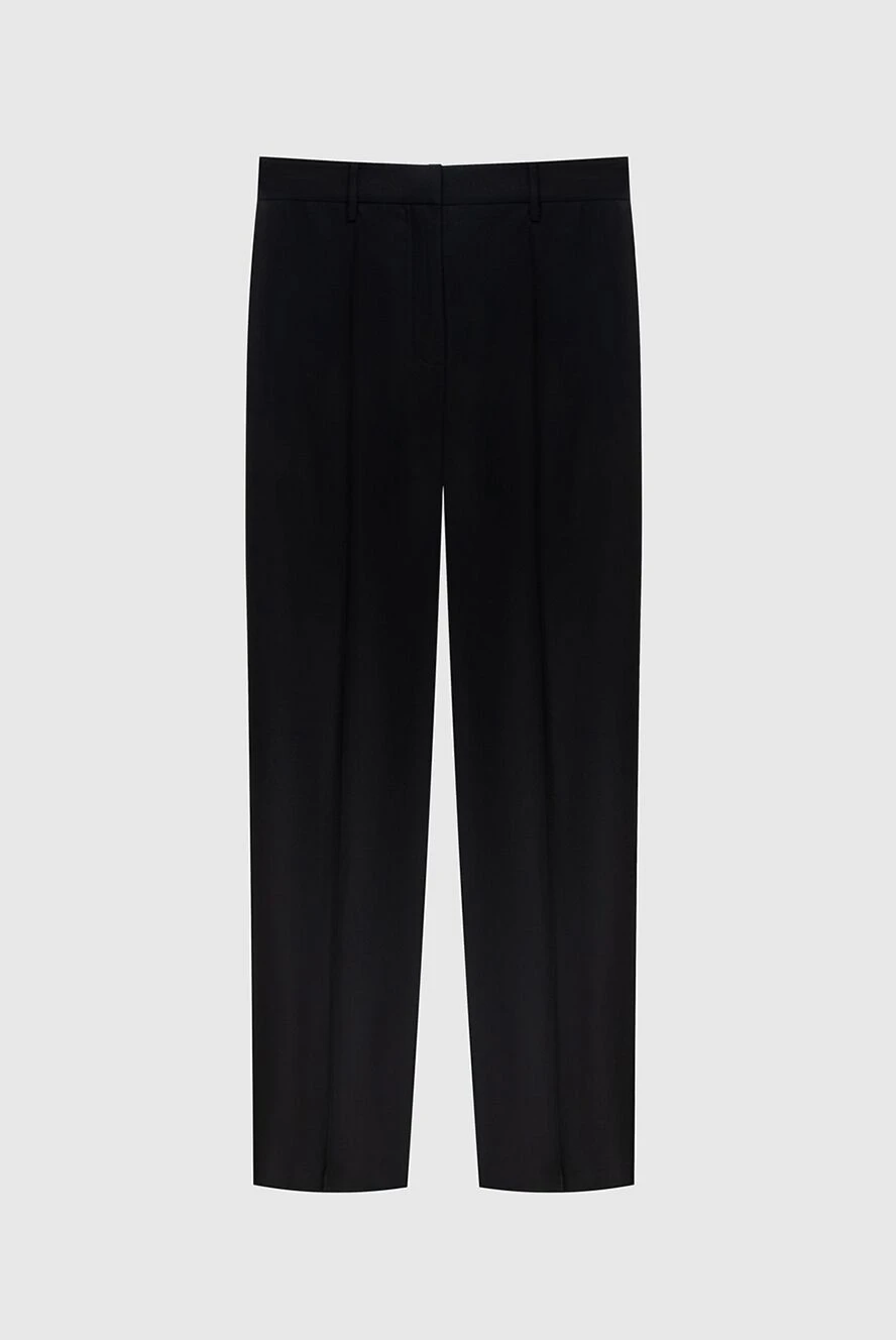 Magda Butrym женские брюки из шелка черные женские купить с ценами и фото 171591 - фото 1