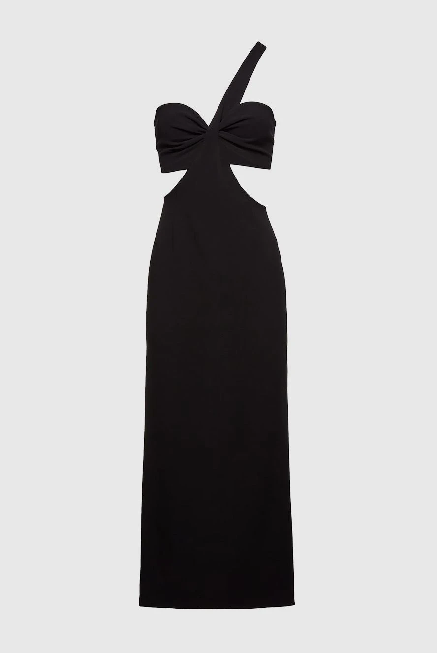 Magda Butrym женские платье из вискозы черное женское купить с ценами и фото 171593