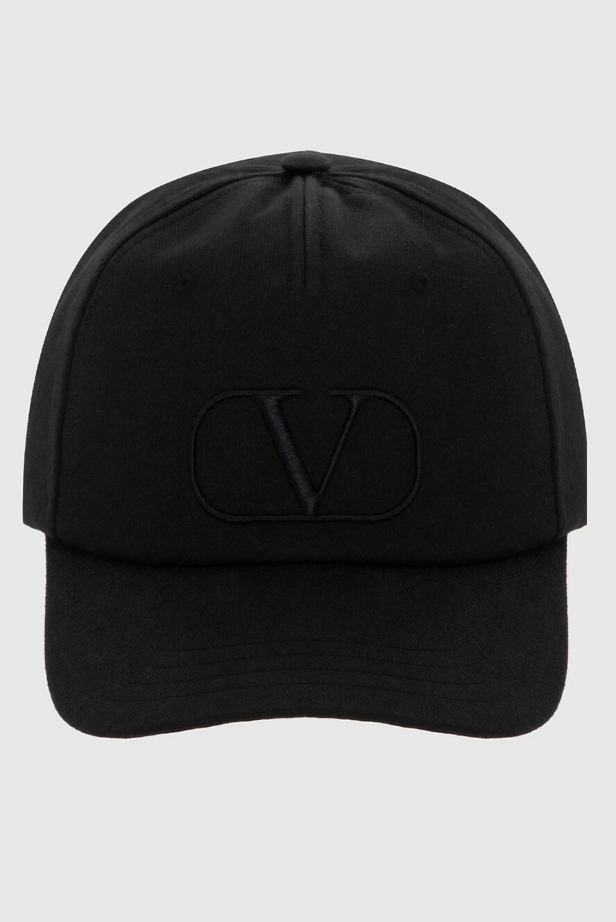 Valentino мужские кепка из хлопка черная мужская купить с ценами и фото 171627