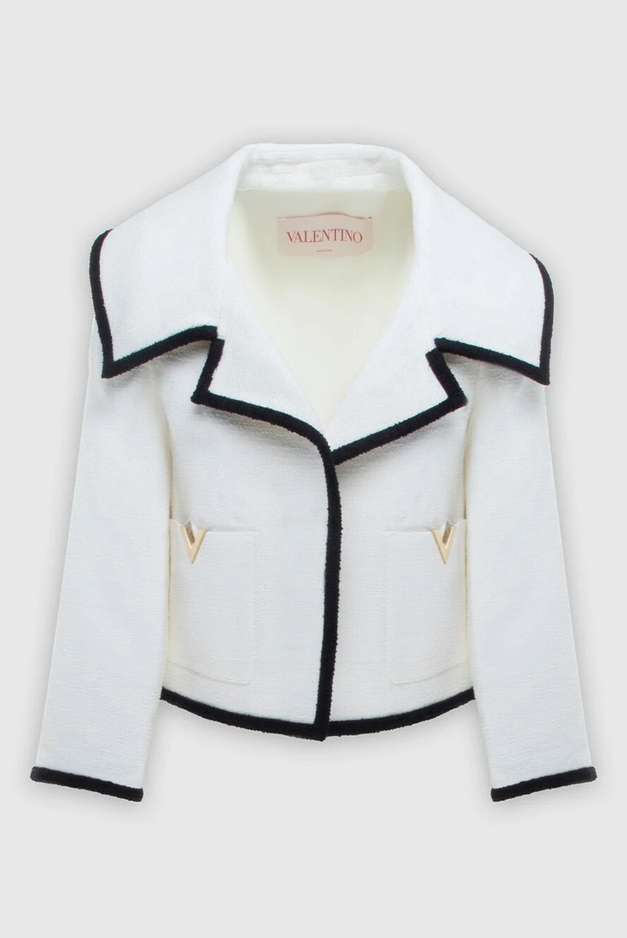 Valentino woman women's white jacket buy with prices and photos 171634 - photo 1