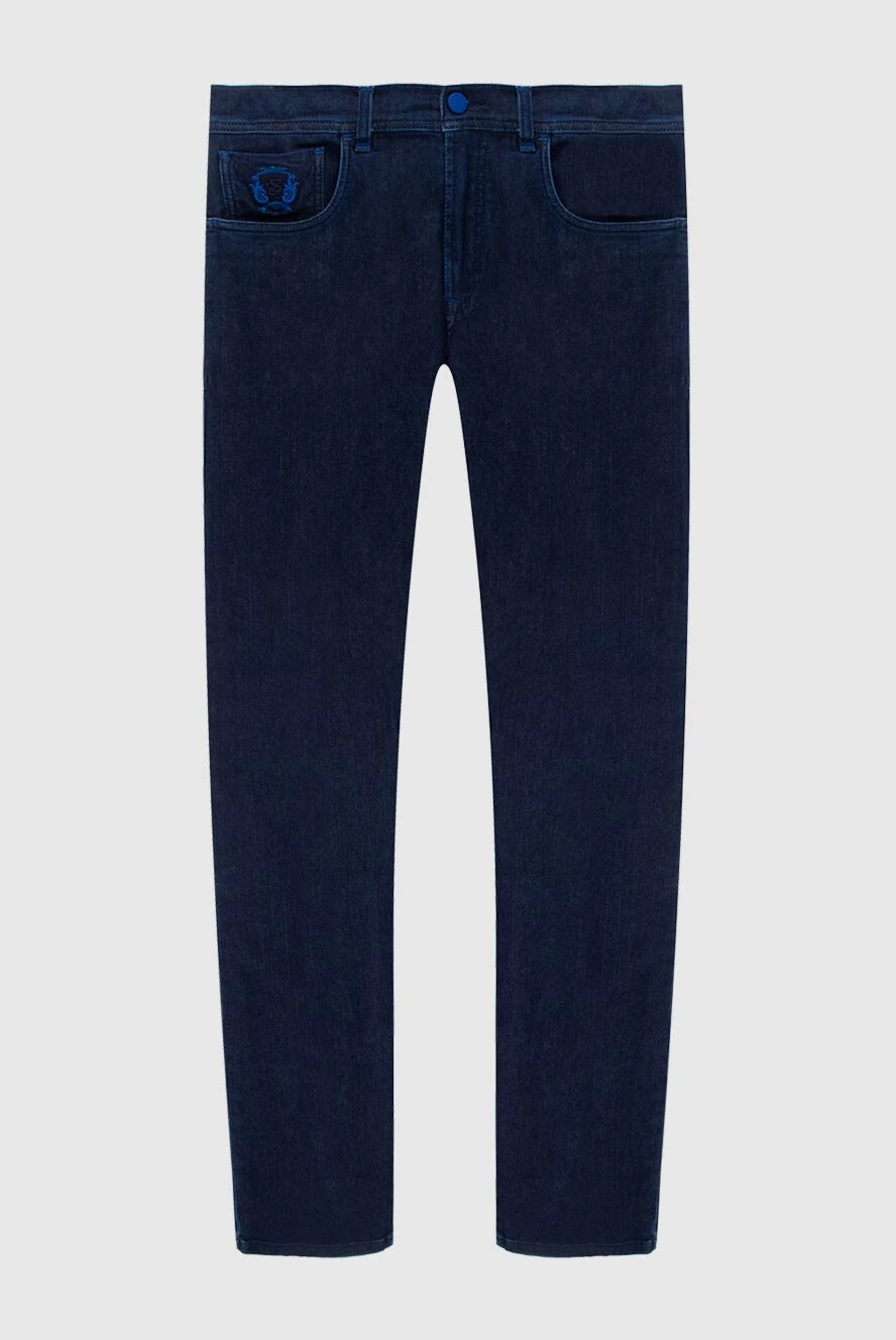 Scissor Scriptor мужские джинсы из хлопка, полиэстера и полиуретана синие мужские купить с ценами и фото 171801 - фото 1