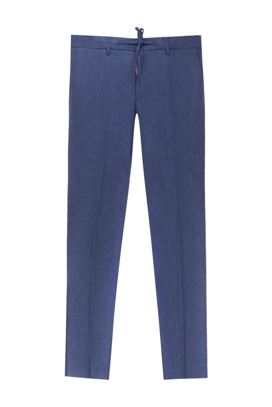 Cesare di Napoli man blue wool pants for men 171807 - photo 1