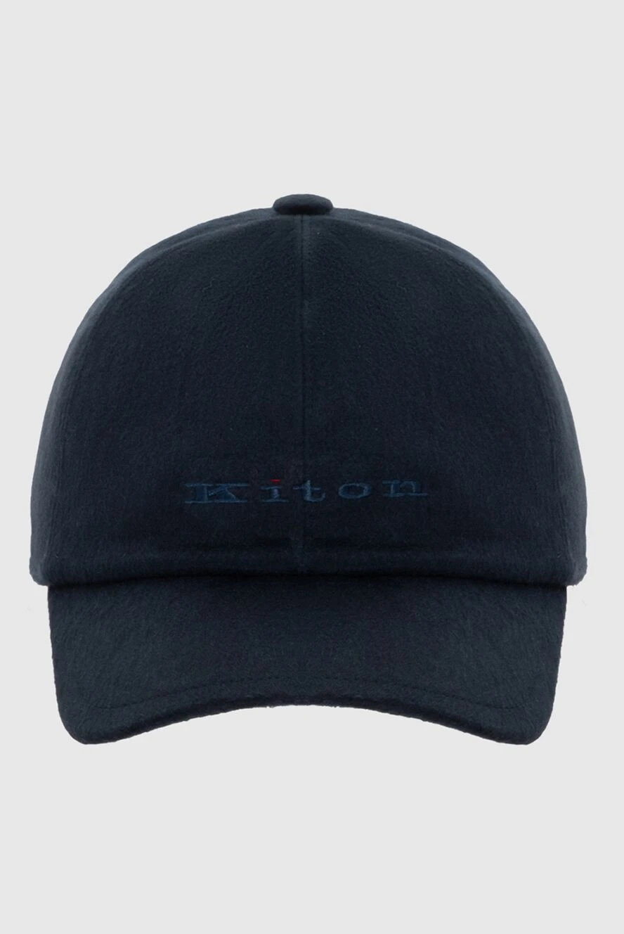 Kiton man blue cashmere cap for men buy with prices and photos 171831 - photo 1