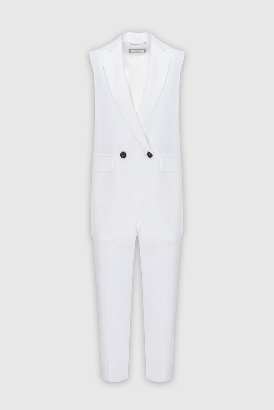 Peserico woman white women's trouser suit made of viscose and elastane buy with prices and photos 171850 - photo 1
