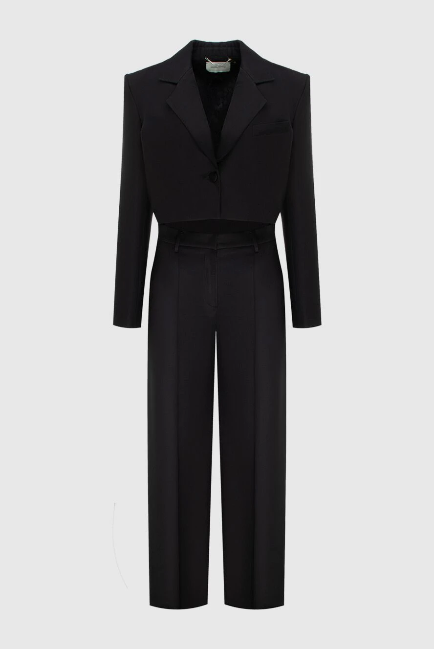 Magda Butrym woman women's black silk trouser suit buy with prices and photos 171905