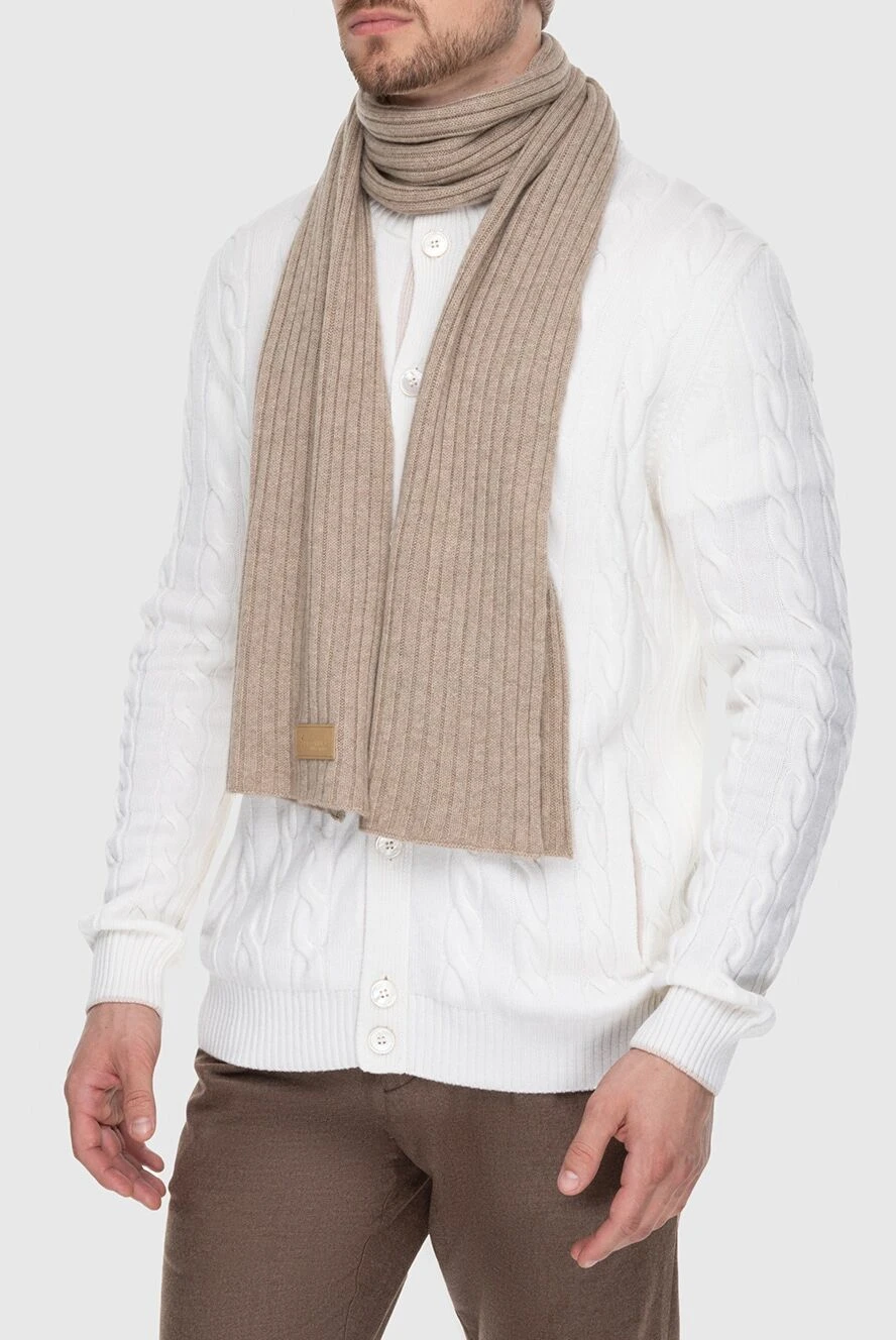 Billionaire man beige cashmere scarf for men buy with prices and photos 171962 - photo 2