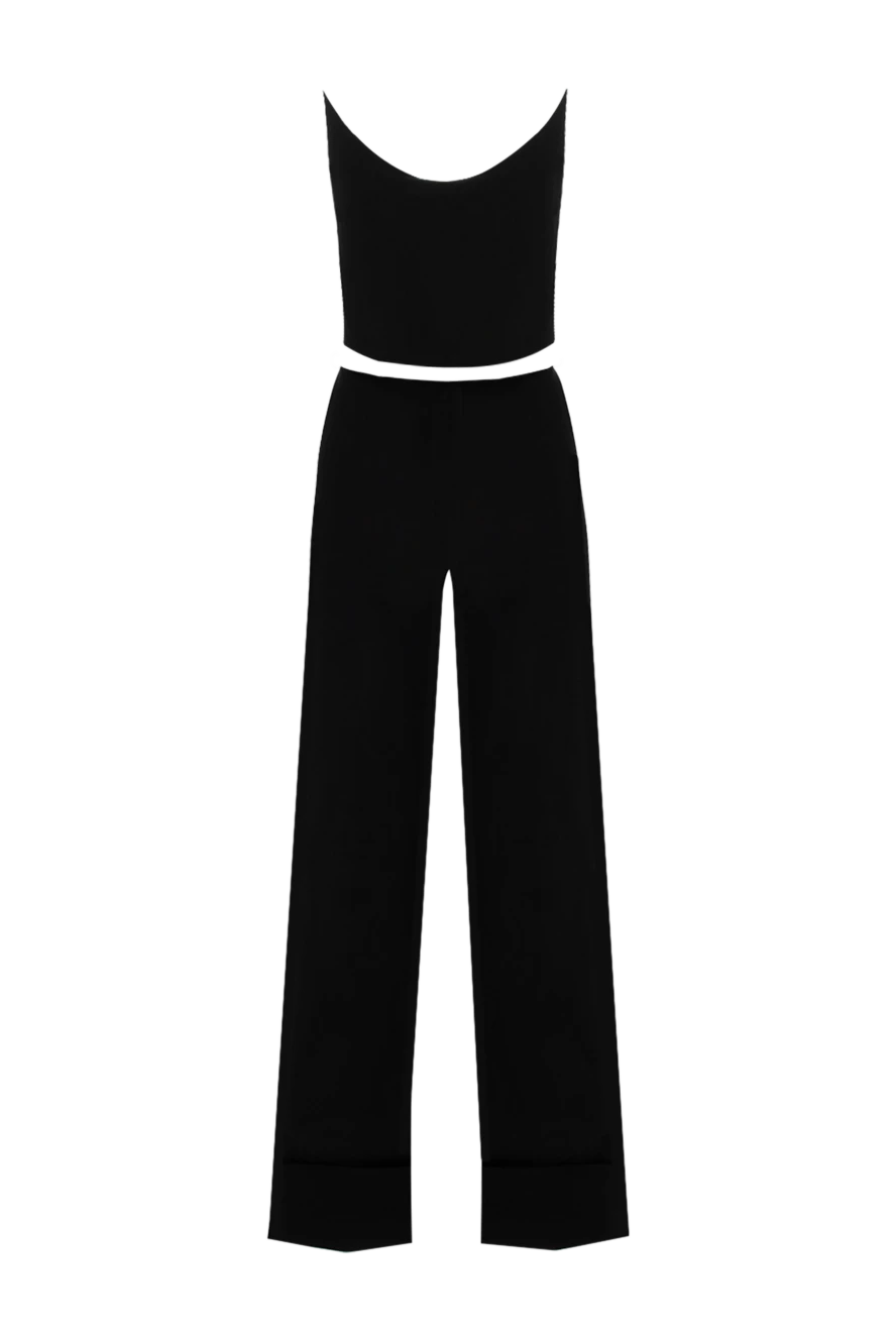 Black women's trouser suit