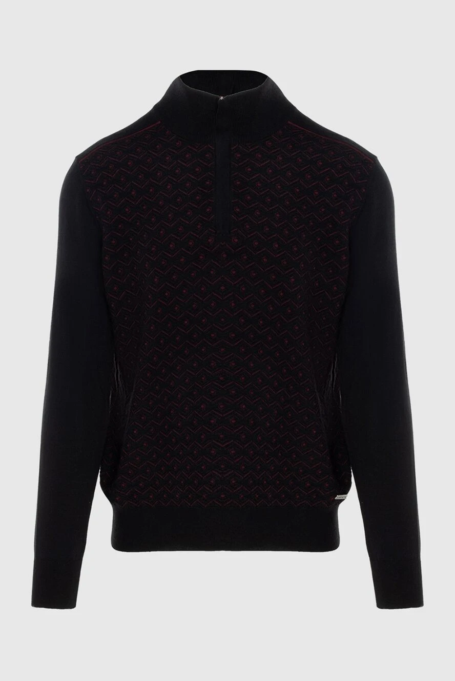 Stefano Ricci тройер из кашемира и шелка черный мужской 172326 - фото 1