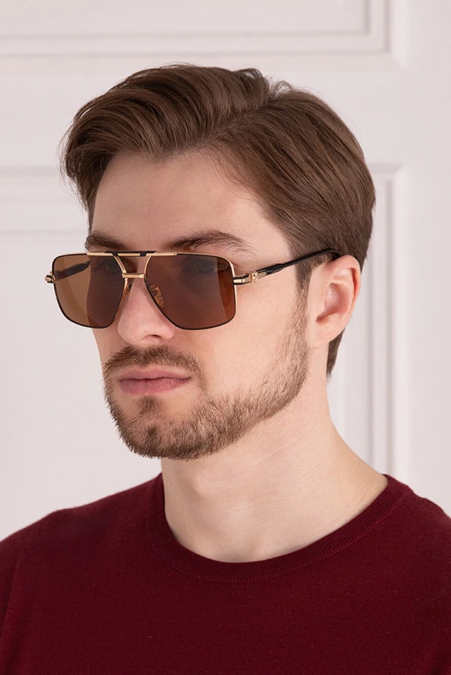 Chrome Hearts чоловічі окуляри сонцезахисні коричневі чоловічі купити фото з цінами 172426