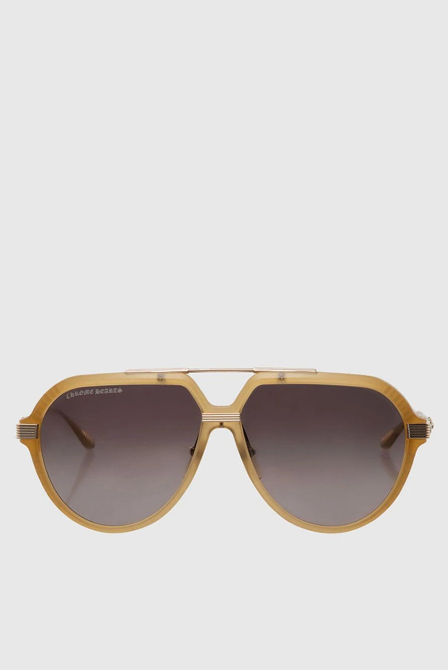 Chrome Hearts мужские очки солнцезащитные коричневые мужские купить с ценами и фото 172435 - фото 1