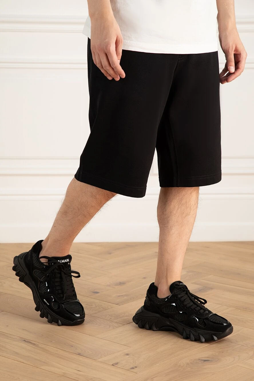 Balmain мужские кроссовки черные мужские купить с ценами и фото 172622
