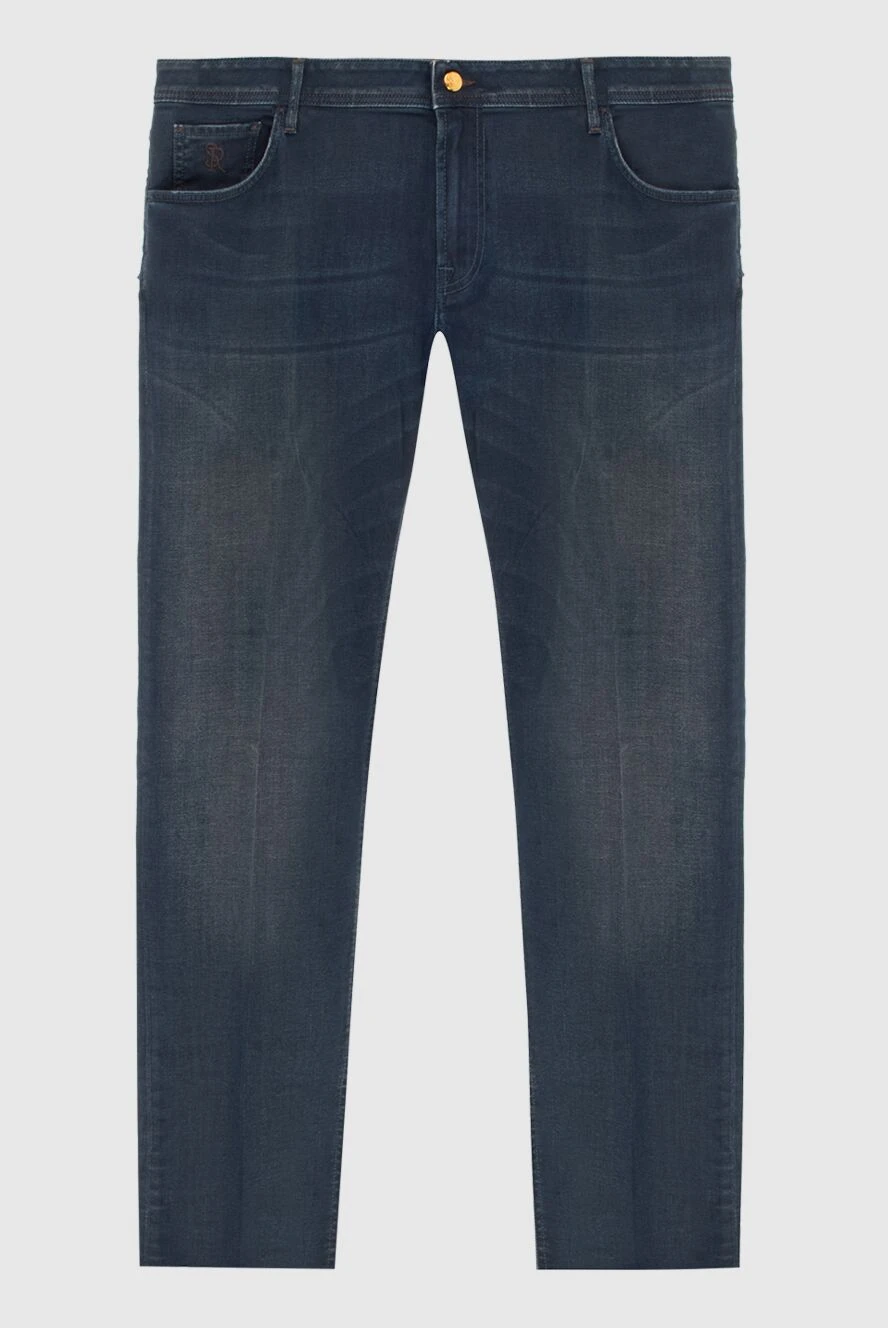 Stefano Ricci джинси з бавовни сірі чоловічі 172711 - фото 1