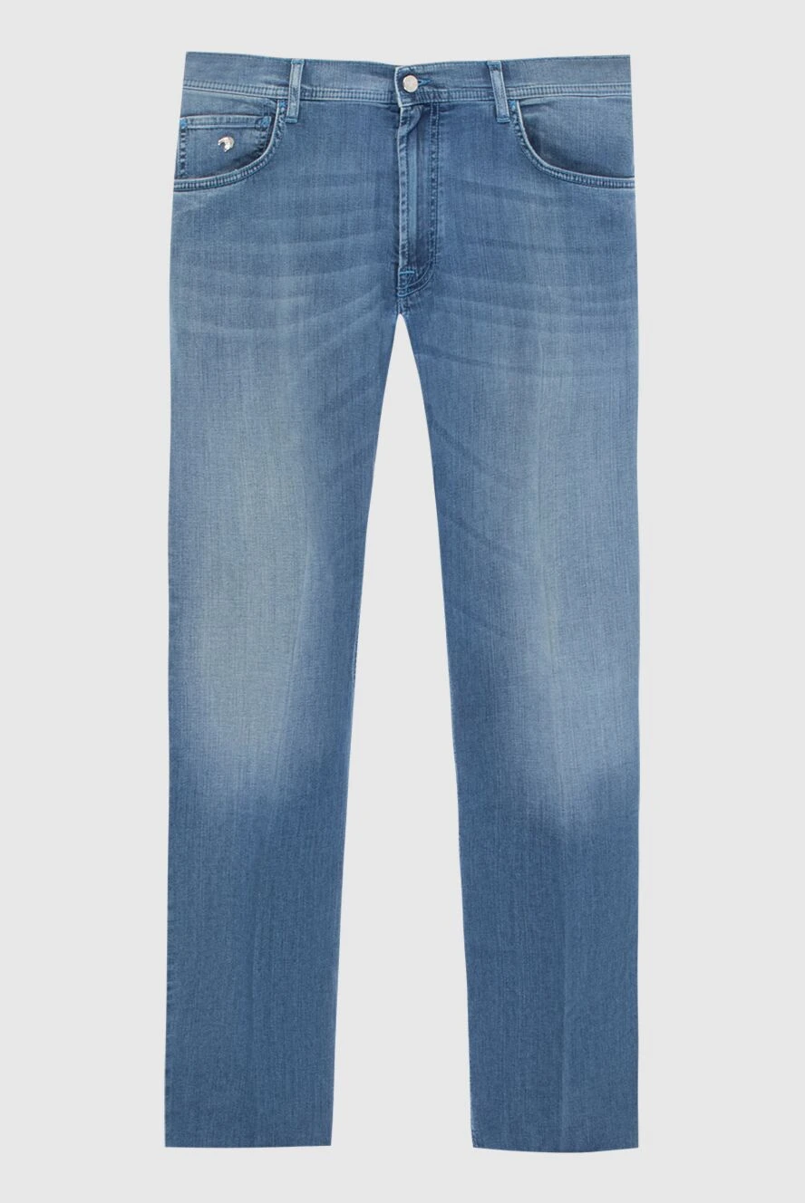 Stefano Ricci джинсы из хлопка синие мужские 172713 - фото 1