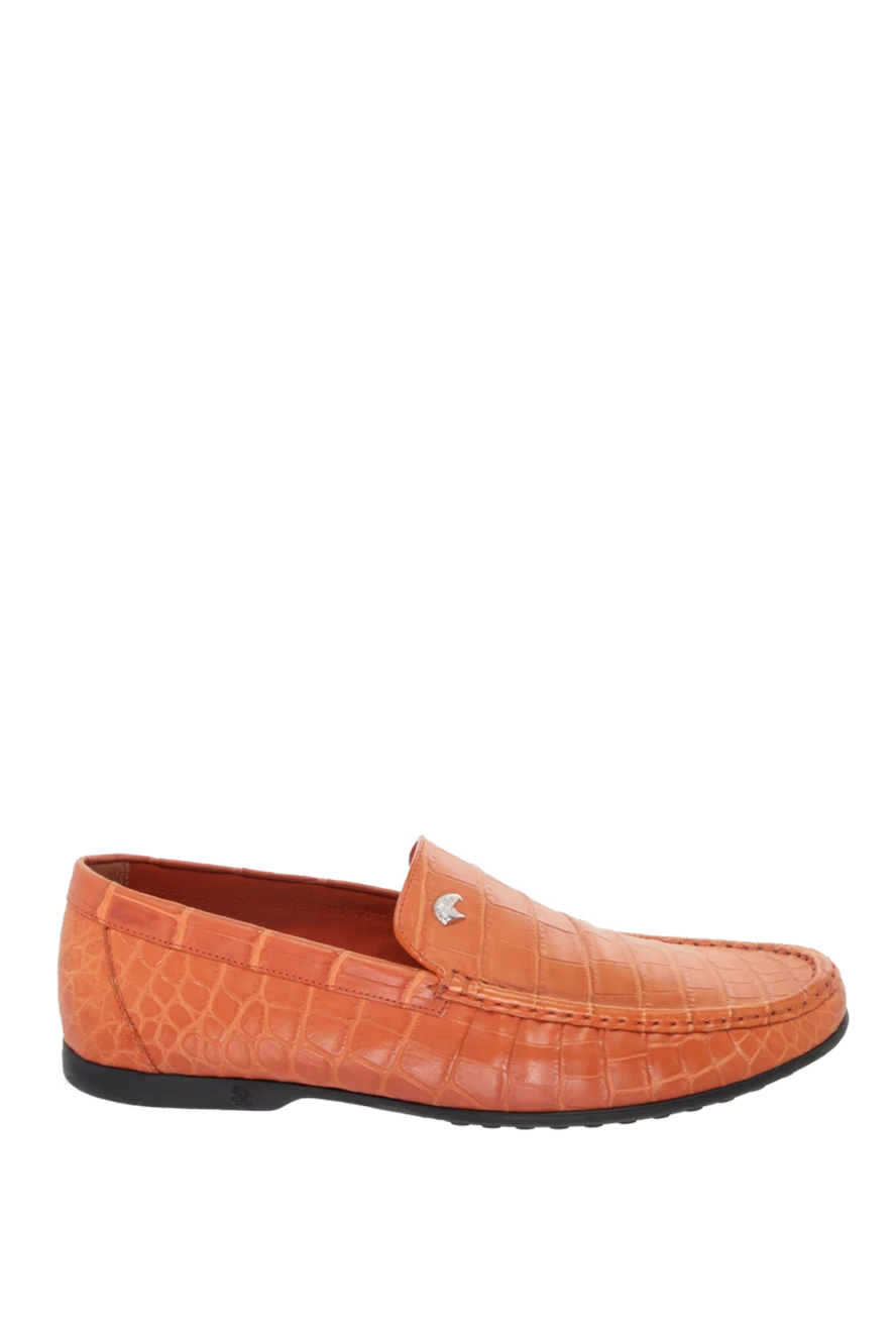 Stefano Ricci orange alligator leather moccasins for men 172735 - photo 1