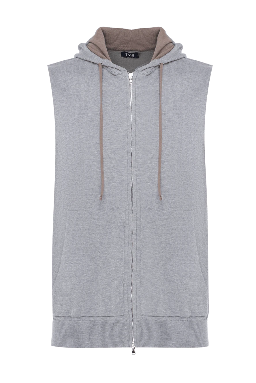 Tombolini man gray cotton vest for men 172868 - photo 1