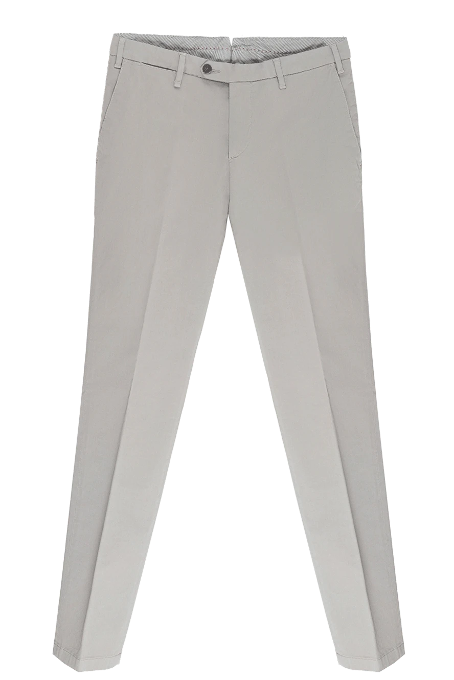 Tombolini мужские брюки из хлопка и эластана серые купить с ценами и фото 172874