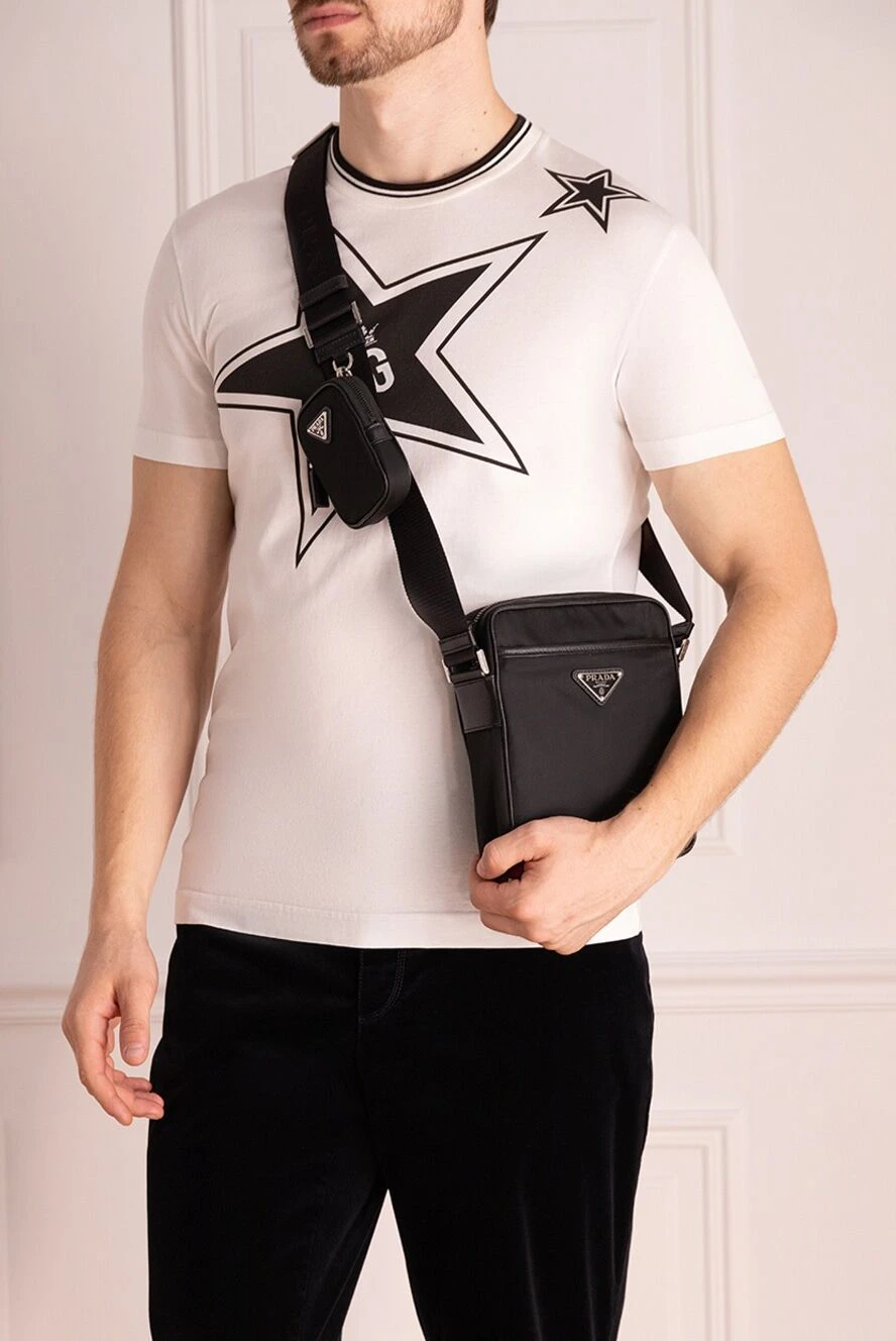 Prada man nylon shoulder bag black for men buy with prices and photos 172902