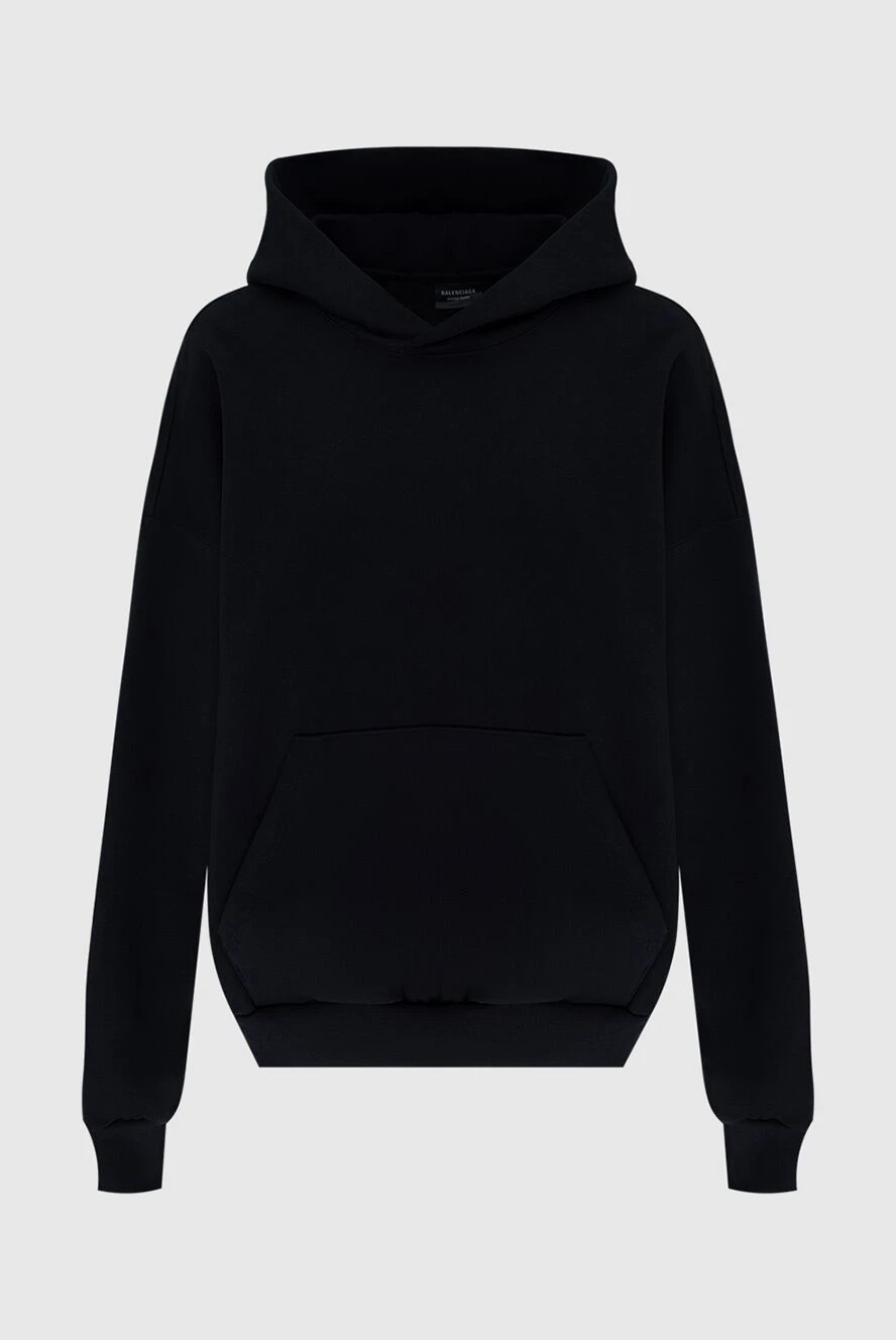 Balenciaga woman cotton hoodie black for women buy with prices and photos 173094 - photo 1