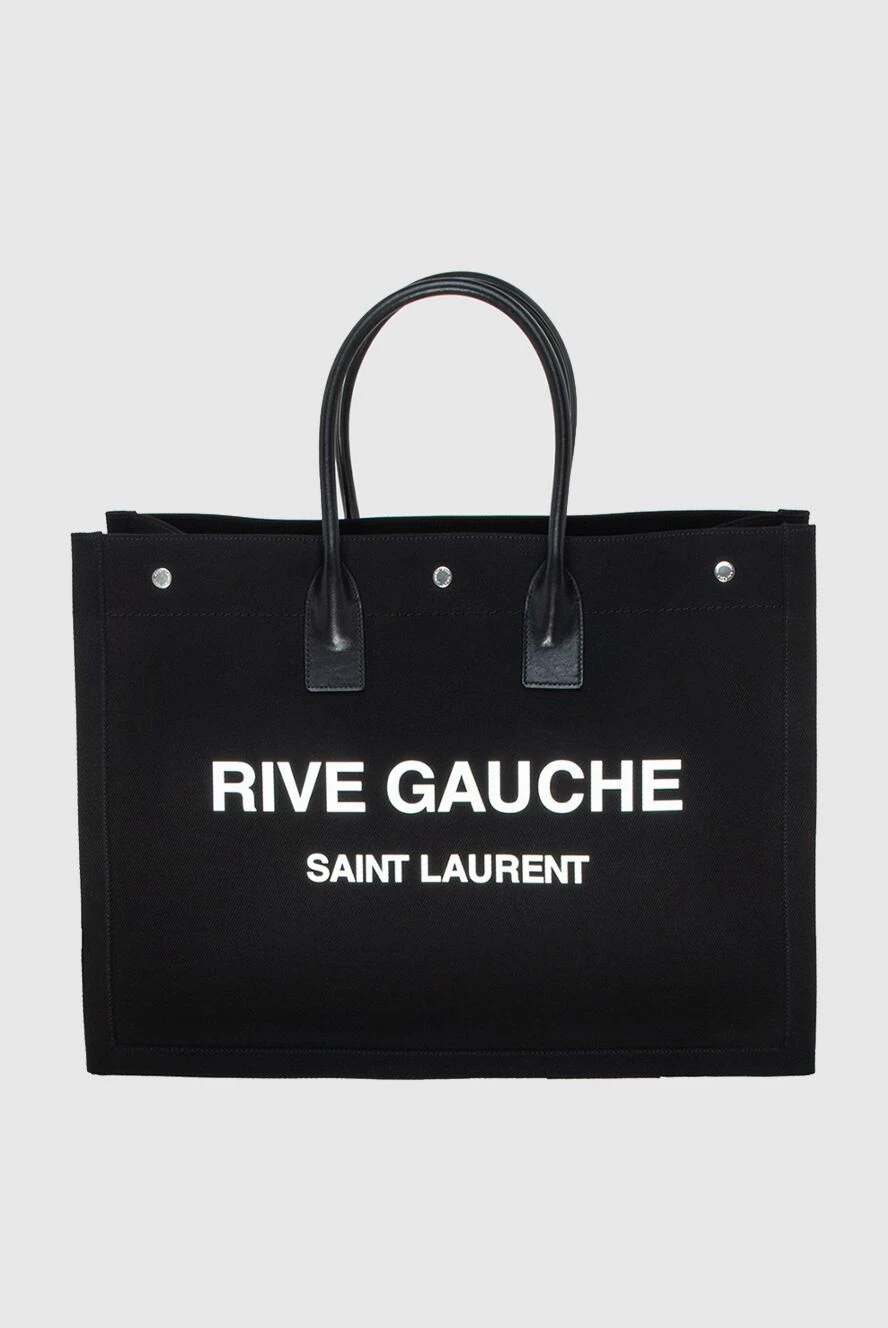 Saint Laurent жіночі сумка з текстилю чорна жіноча купити фото з цінами 173121 - фото 1