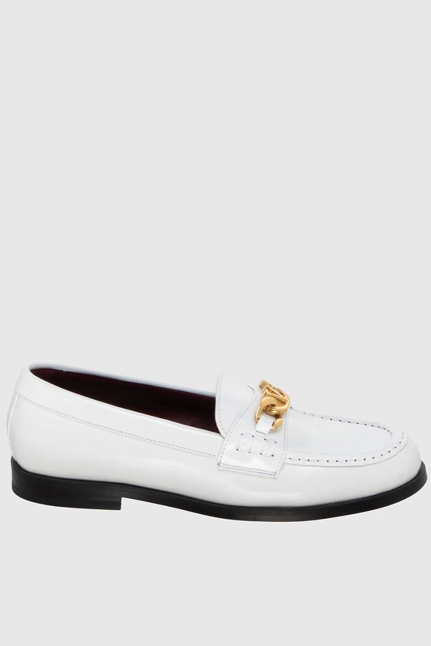 Valentino woman white leather loafers for women buy with prices and photos 173141