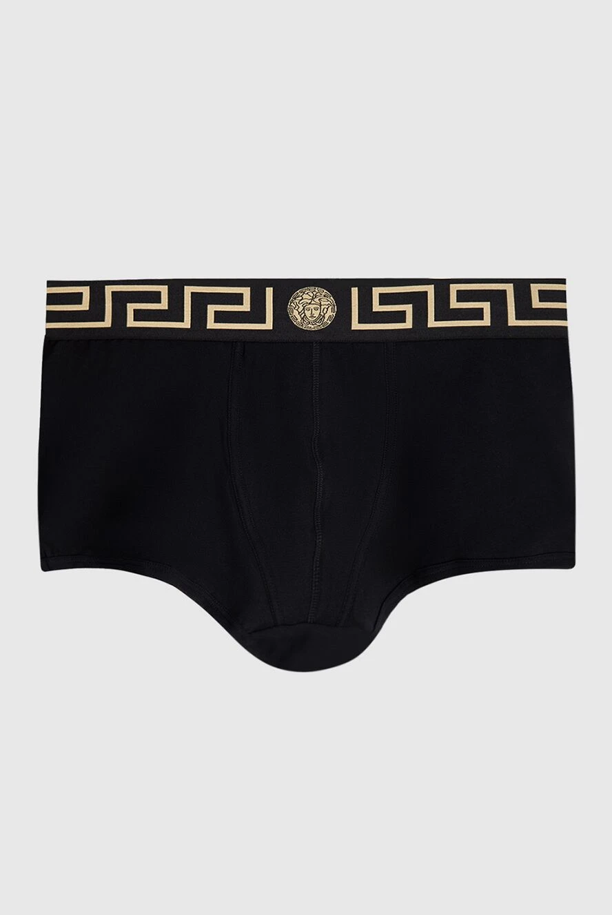 Versace man black men's briefs made of cotton and elastane buy with prices and photos 173173 - photo 1