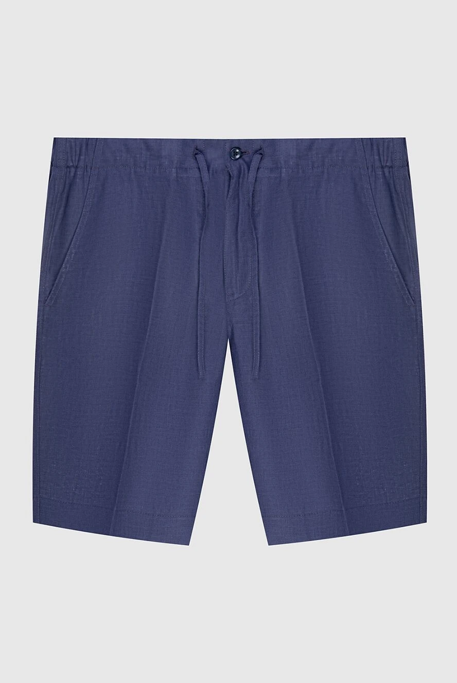 Loro Piana мужские шорты из льна фиолетовые мужские купить с ценами и фото 173461