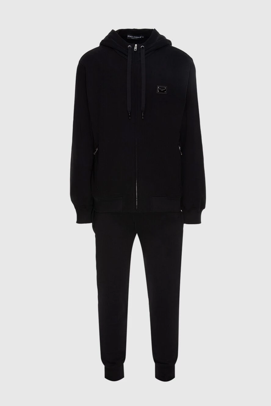 Dolce & Gabbana мужские костюм спортивный мужской из хлопка черный купить с ценами и фото 173560 - фото 1