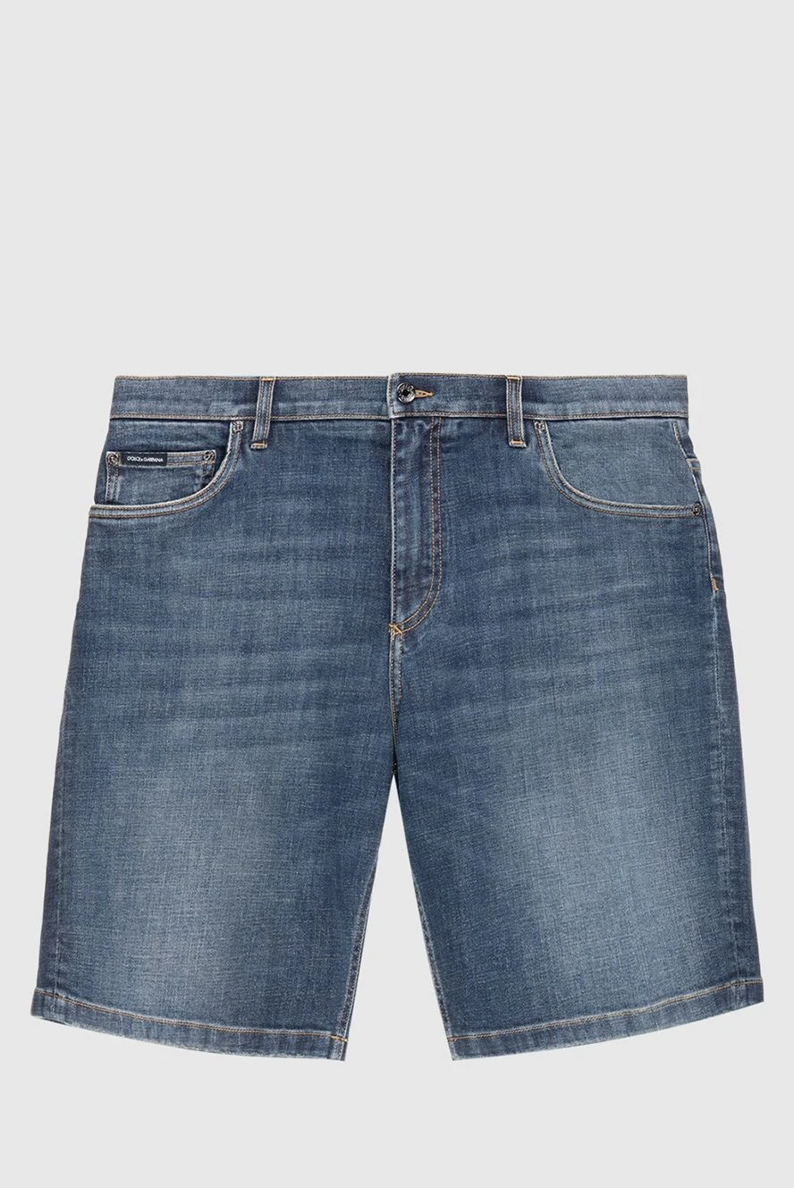 Dolce & Gabbana man blue cotton shorts for men buy with prices and photos 173561 - photo 1