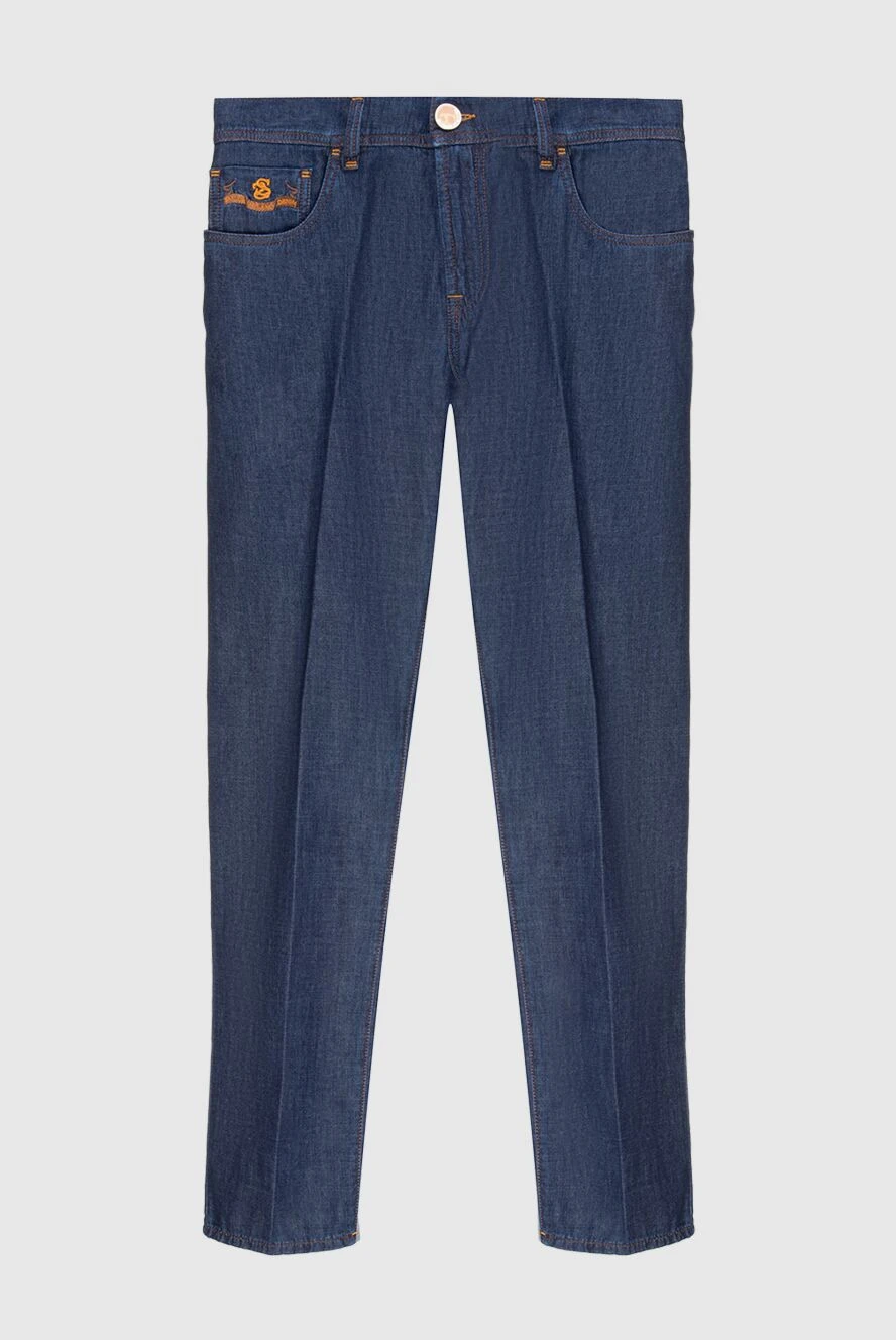 Scissor Scriptor мужские джинсы из хлопка синие мужские купить с ценами и фото 173611 - фото 1