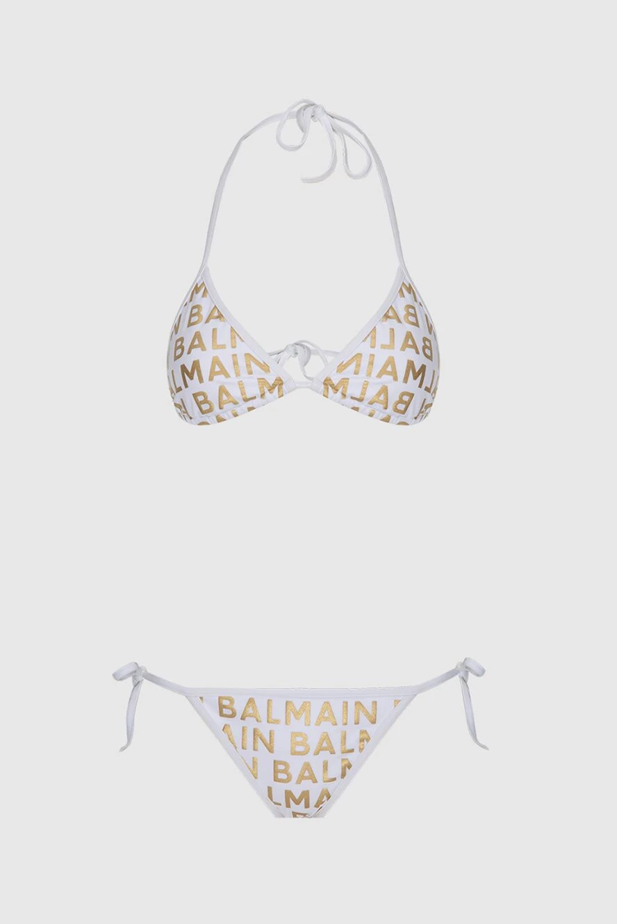 Balmain woman white polyamide and elastane two-piece swimsuit for women buy with prices and photos 173743