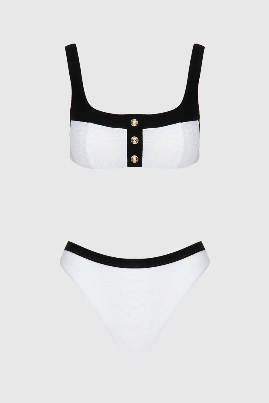 Balmain woman white polyamide and elastane two-piece swimsuit for women buy with prices and photos 173745