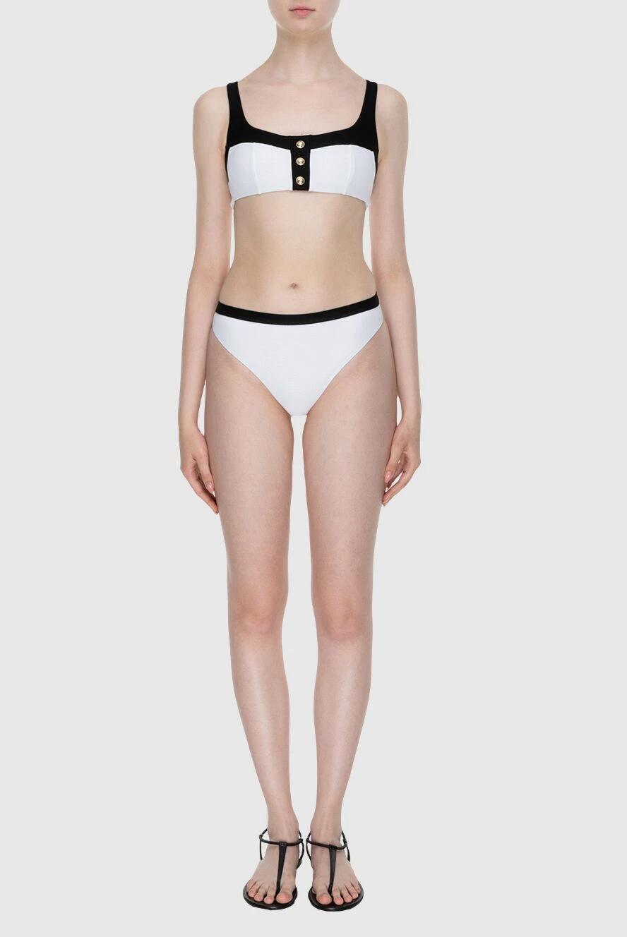 Balmain woman white polyamide and elastane two-piece swimsuit for women buy with prices and photos 173745 - photo 2