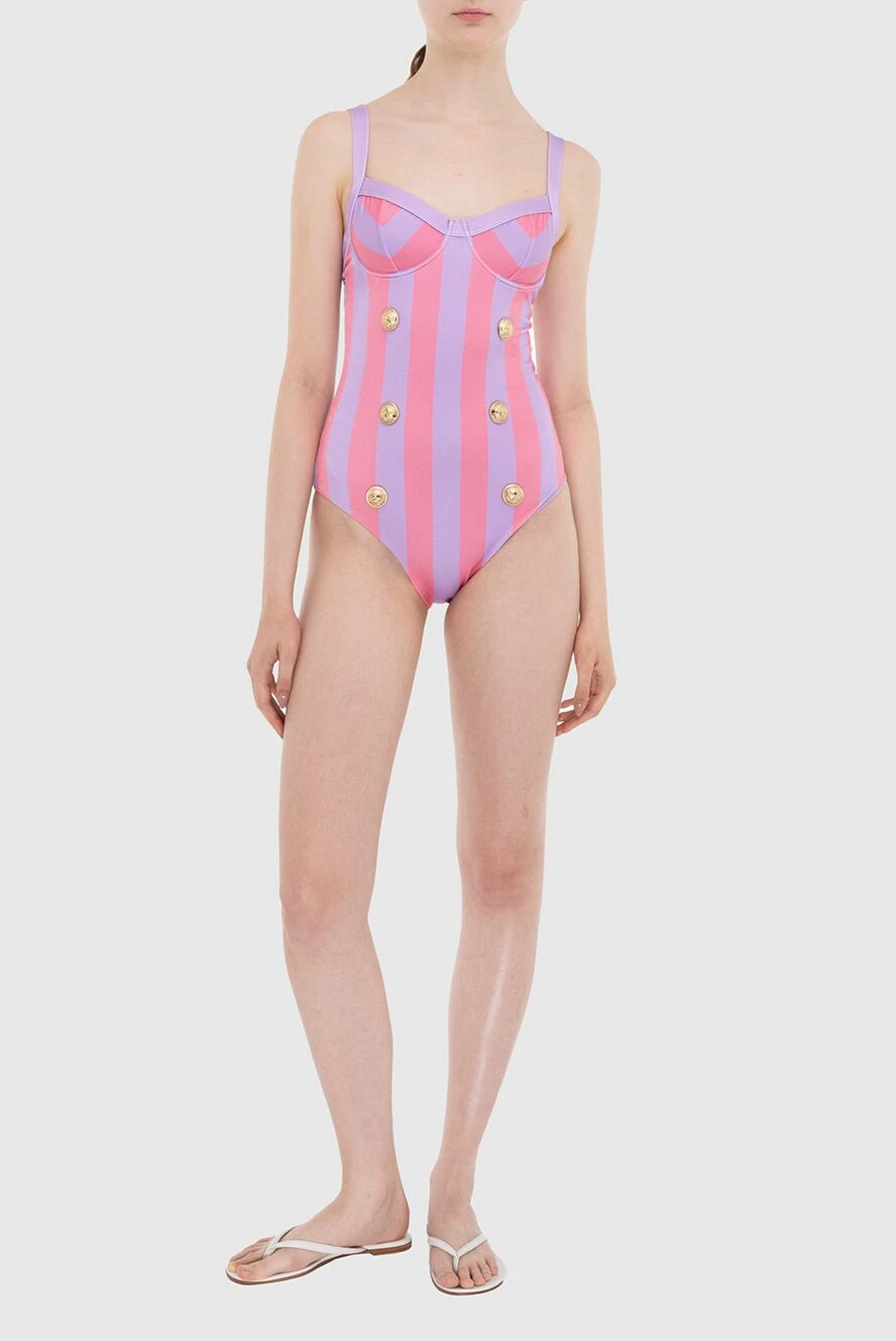 Balmain woman swimsuit made of polyamide and elastane pink for women buy with prices and photos 173750