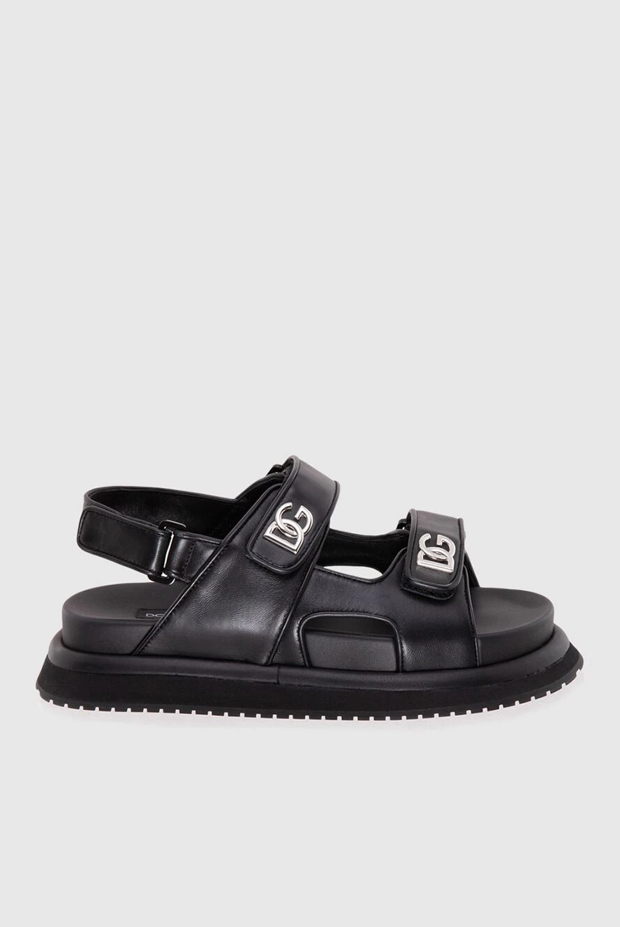 Dolce & Gabbana man black leather sandals for men buy with prices and photos 173825 - photo 1