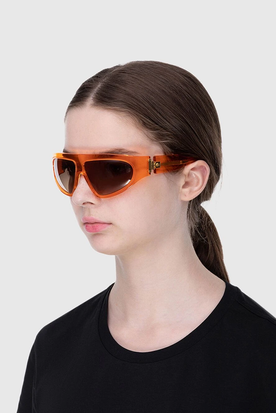 Balmain женские солнцезащитные очки оранж женские купить с ценами и фото 173878 - фото 2