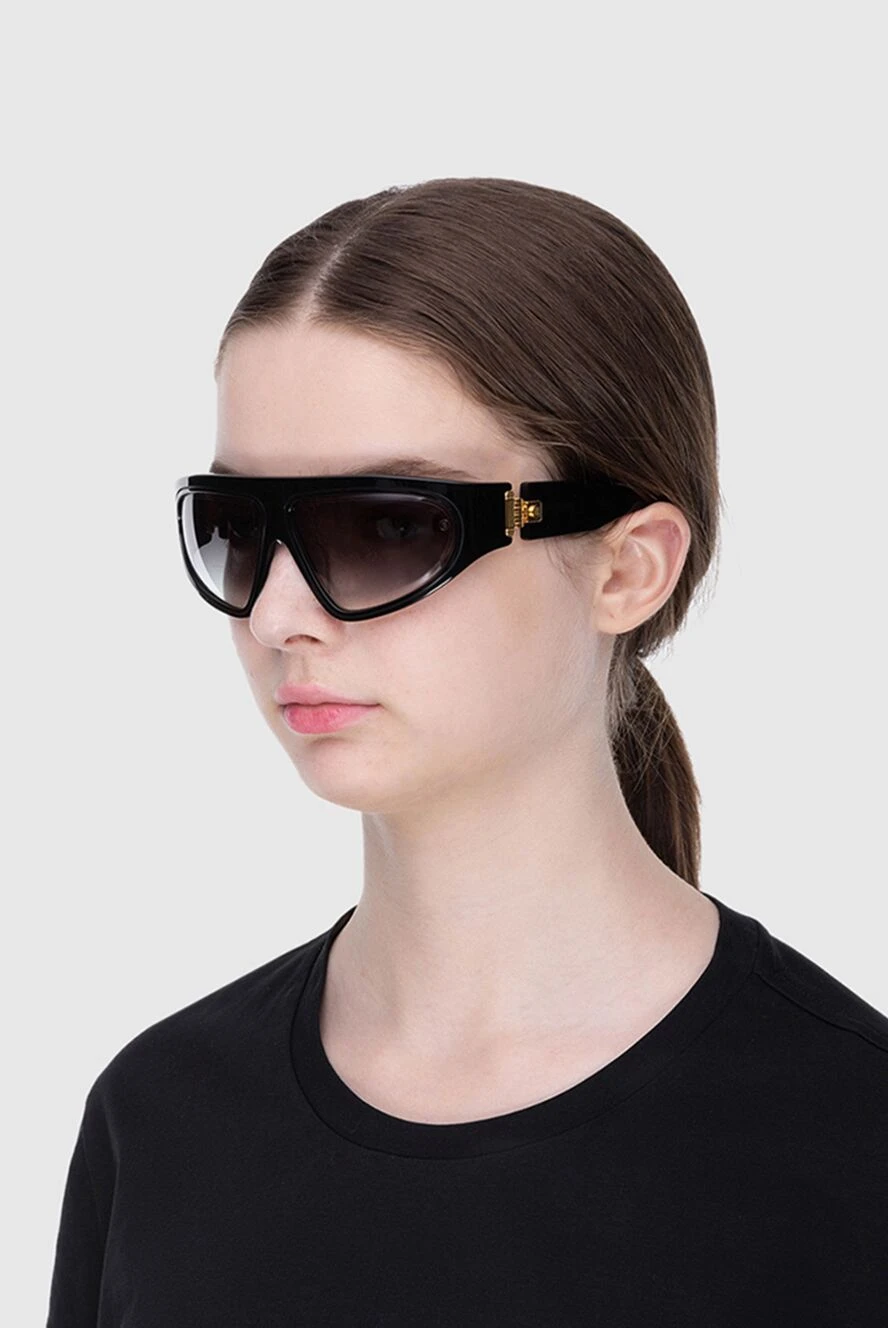 Balmain женские солнцезащитные очки чорные женские купить с ценами и фото 173879 - фото 2