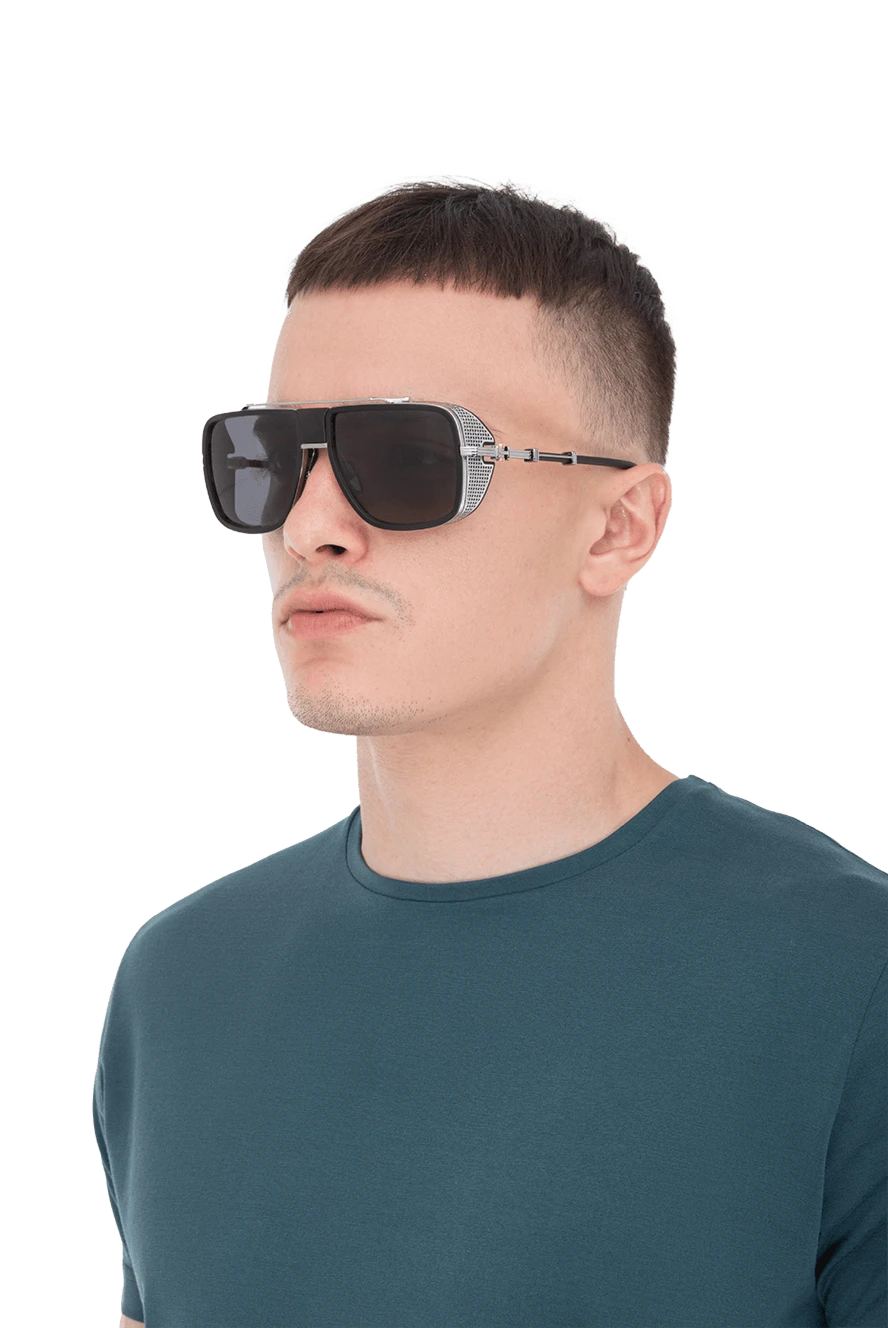 Balmain мужские очки из металла серые мужские купить с ценами и фото 173880