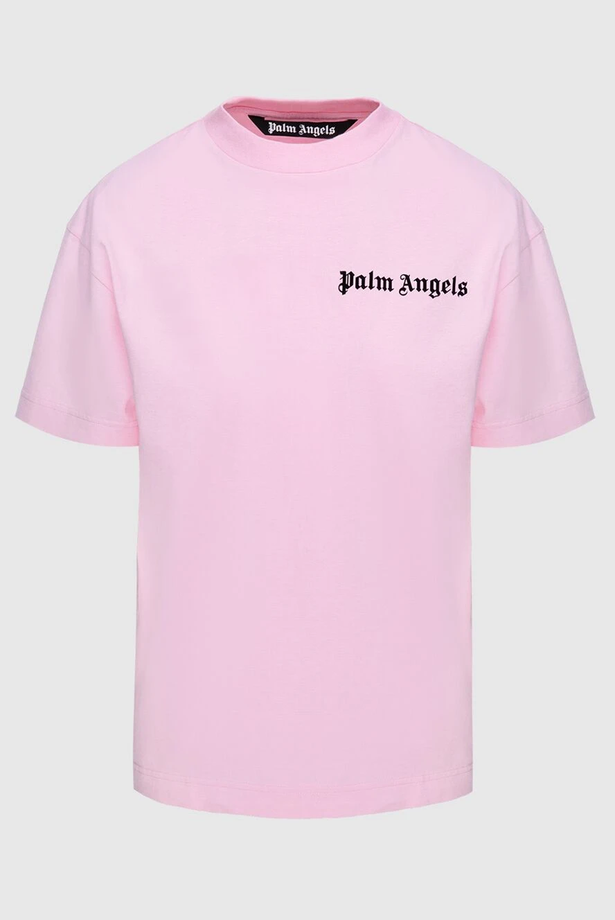Palm Angels жіночі футболка з бавовни рожева жіноча купити фото з цінами 173937