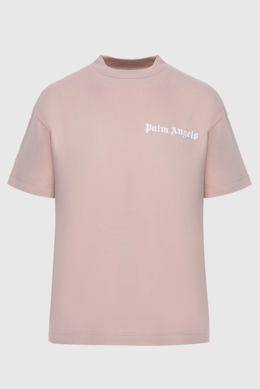 Palm Angels женские футболка из хлопка розовая женская купить с ценами и фото 173940 - фото 1